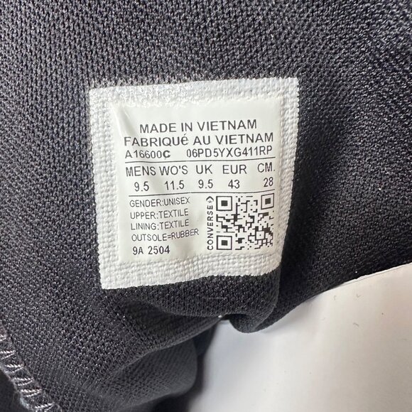 Converse Chuck Taylor XXHi Leather Straps 11.5 Women Sneaker Boots Black A16600C - Picture 8 of 8